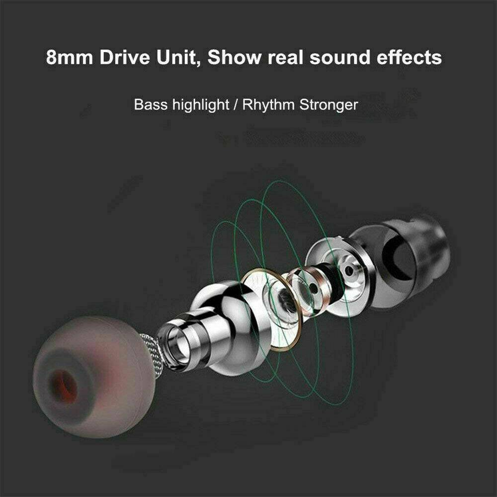 Sweatproof Wireless Bluetooth Earphones Headphones Sport Gym For iPhone Samsung - Battery Mate