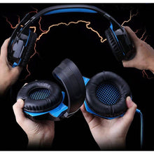 Load image into Gallery viewer, TAVICE 3.5Mm Wired Led Gaming Headphone Noise Cancelling With Mic For Laptop Ps4 Xbox One | Blue + Black - Battery Mate