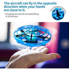 Load image into Gallery viewer, Tavice Kids UFO Drone Hand-Controlled - Blue - Battery Mate