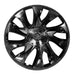 Tesla Model 3 Wheel 18" Hub Cap Replacement ABS Rim Cover Set of 4 Matte Black - Battery Mate