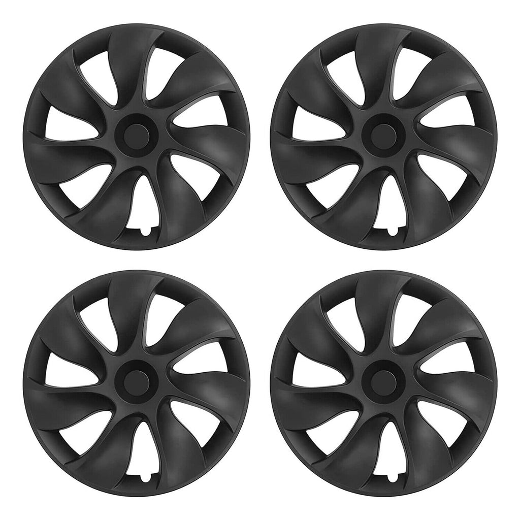 Tesla Model Y Wheel Cover Caps 19 Inch Rim Hubcap Hub Cap Set of 4 | Tavice Turbine Style - Battery Mate