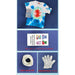 Tie Dye Kit 5 Colours Kits One Step Fabric Rainbow Neon Carousel Ultimate Art AU - Battery Mate