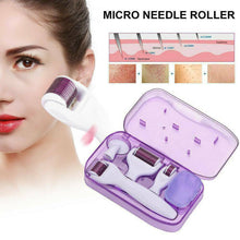 Load image into Gallery viewer, Titanium Derma Roller Dermaroller Kit Set Micro Needle Skin Care Anti Aging - Battery Mate