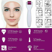 Load image into Gallery viewer, Titanium Derma Roller Dermaroller Kit Set Micro Needle Skin Care Anti Aging - Battery Mate