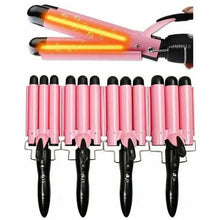 Load image into Gallery viewer, Triple 3 Barrel Ceramic Hair Curler Curling Iron Salon Styler Crimper Waver Hot [32mm] - Battery Mate