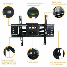 Load image into Gallery viewer, TV Wall Mount Bracket Full Motion Tilt Swivel Pivot 32 40 43 50 55 60 65 70 Inch - Battery Mate