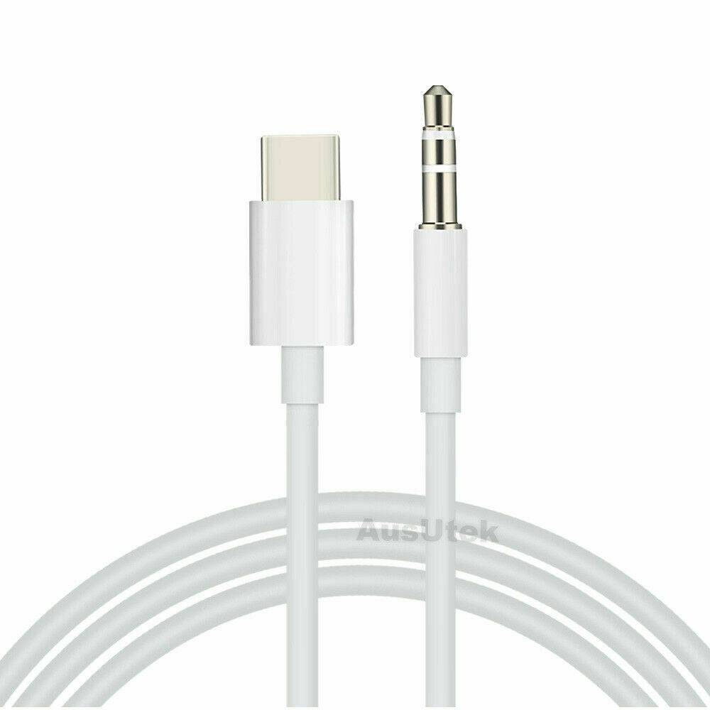 Type C USB-C to 3.5mm Male Audio AUX Cable Adapter For Car Stereo - Battery Mate