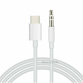 Type C USB-C to 3.5mm Male Audio AUX Cable Adapter For Car Stereo - Battery Mate