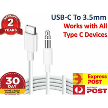 Load image into Gallery viewer, Type C USB-C to 3.5mm Male Audio AUX Cable Adapter For Car Stereo - Battery Mate