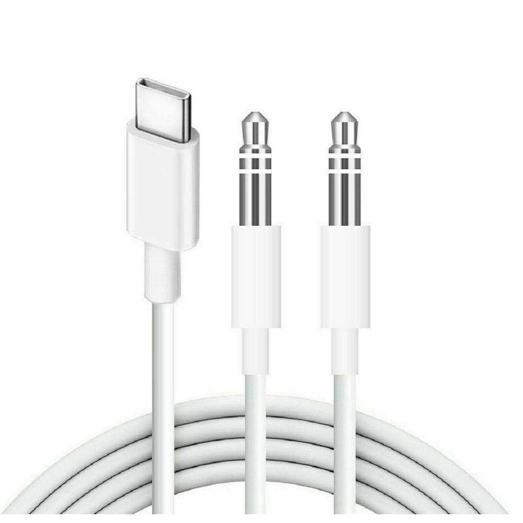 Type C USB-C to 3.5mm Male Audio AUX Cable Adapter For Car Stereo - Battery Mate