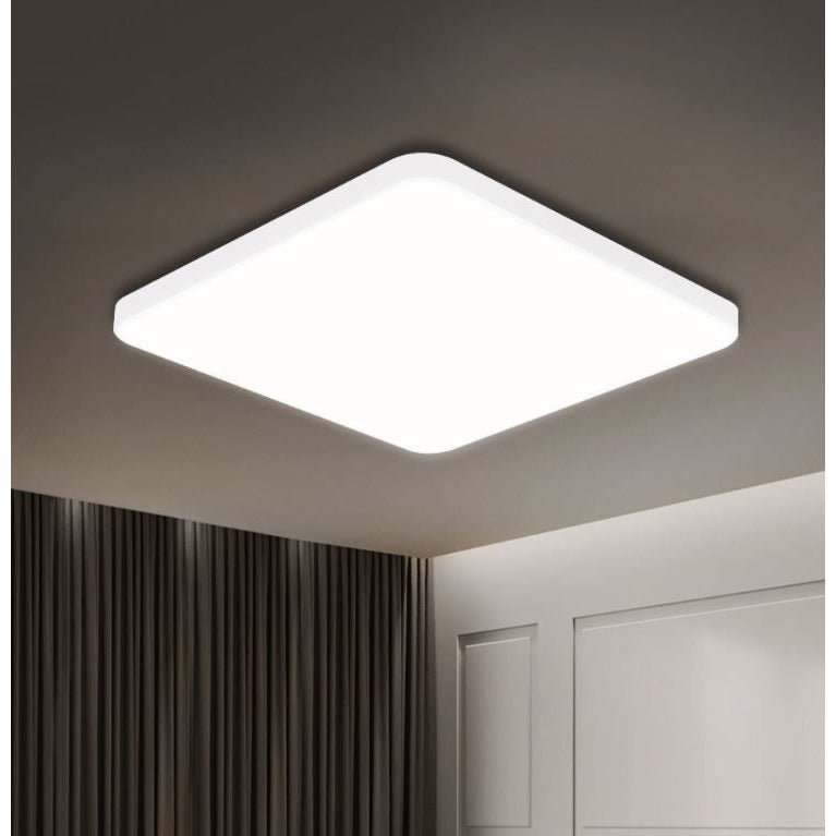 Ultra-Thin LED Ceiling Down Light Surface Mount Living Room White 36w - Battery Mate