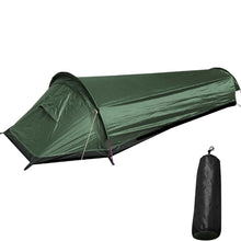 Load image into Gallery viewer, Ultralight Bivy Camping Tent Waterproof Sleeping Bag Travel Backpack Single Tent - Battery Mate