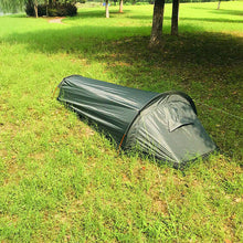 Load image into Gallery viewer, Ultralight Bivy Camping Tent Waterproof Sleeping Bag Travel Backpack Single Tent - Battery Mate