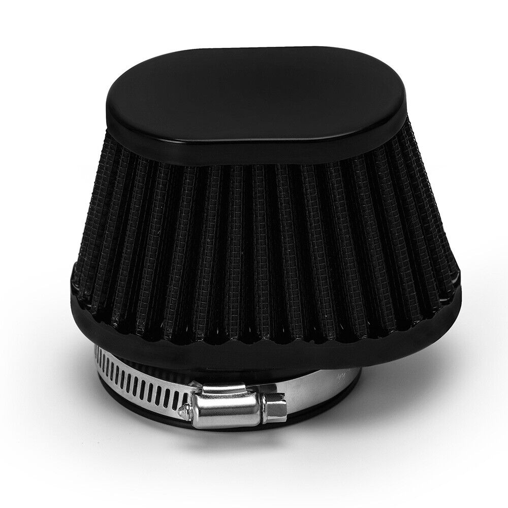 Universal Black Metal Pod Air Filter With Clamp For Car Motorcycle - Battery Mate