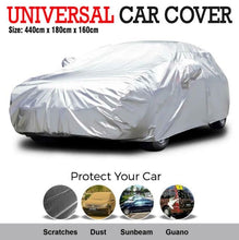 Load image into Gallery viewer, Universal Size Car Cover Waterproof Rain/UV/Dust Resistant Weather Proof AU - Battery Mate