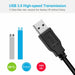 USB 3.0 Male to HDMI Female Adapter Converter Cable for Windows Mac HD 1080 - Battery Mate