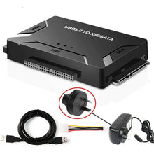 Load image into Gallery viewer, USB 3.0 To IDE SATA 2.5" 3.5" Hard Disk Drive Cable Converter with AC Adapter AU - Battery Mate