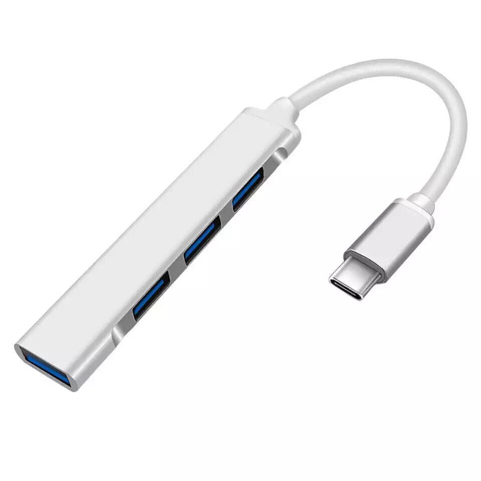 USB C HUB 3.0 Type C 4-Port Multi-Splitter OTG Adapter For Laptop Mac PC Android - Battery Mate
