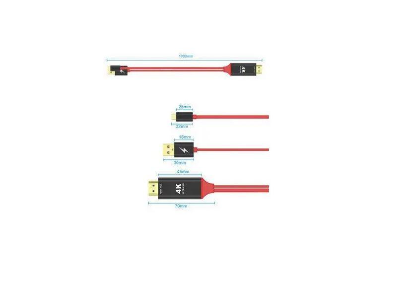 USB-C Male to HDMI Male Converter - Battery Mate