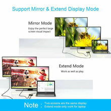 Load image into Gallery viewer, USB C to 4K HDMI VGA Multiport Adapter 4-in-1 Hub USB 3.0 Charging Power PD Port - Battery Mate