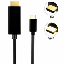 Load image into Gallery viewer, USB C To HDMI Cable USB Type C Male To HDMI Male 4K Cable For Macbook Chromebook - Battery Mate