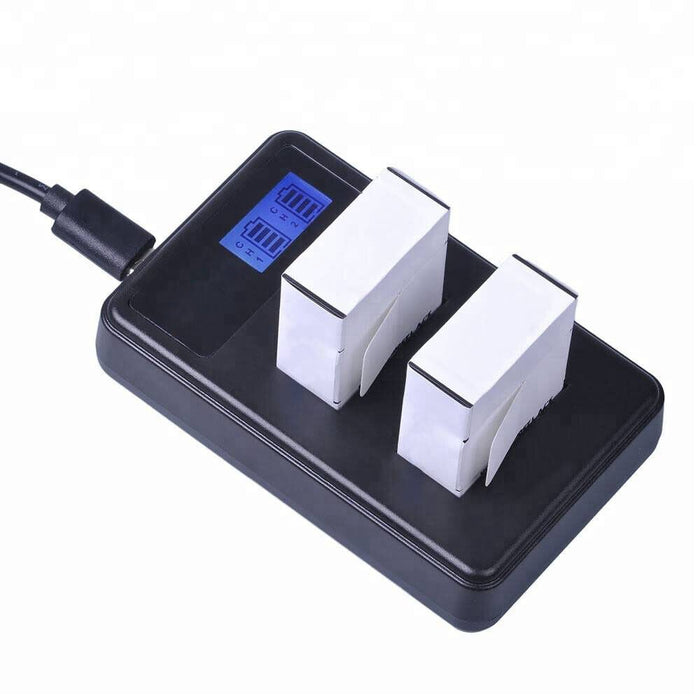 USB Dual Charger for AHDBT-301 AHDBT-302 AHDBT-201 Battery fits Go Pro - Battery Mate