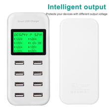 Load image into Gallery viewer, USB Hub Charging Station 8 port Phone Charger Multi Dock Charger Power Adapter - Battery Mate