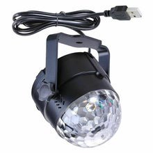 Load image into Gallery viewer, USB LED Disco Lights RGB Ball Party Strobe Effect Lamp Remote Sound Activated - Battery Mate