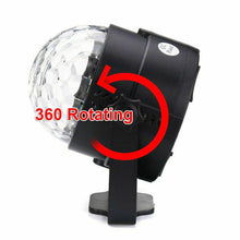 Load image into Gallery viewer, USB LED Disco Lights RGB Ball Party Strobe Effect Lamp Remote Sound Activated - Battery Mate