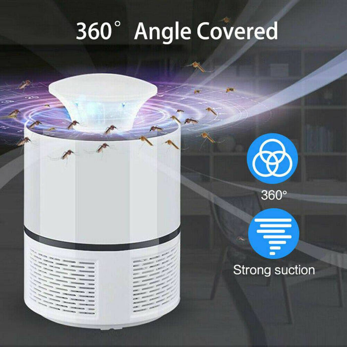 USB Mosquito Insect Killer Electric Lamp LED Light Fly Bug Zapper Trap Catcher - Battery Mate