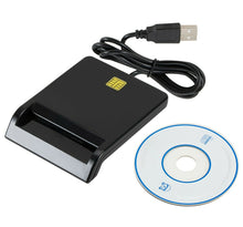 Load image into Gallery viewer, USB Smart Card Reader Common Access CAC ID IC ATM Bank Card Cloner Connector - Battery Mate