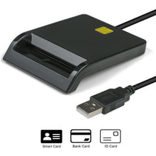 Load image into Gallery viewer, USB Smart Card Reader Common Access CAC ID IC ATM Bank Card Cloner Connector - Battery Mate