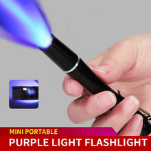 Load image into Gallery viewer, UV Ultra Violet LED Flashlight Blacklight Light 395nM Inspection Lamp Torch Mini - Battery Mate