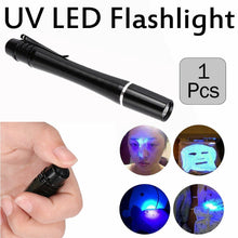Load image into Gallery viewer, UV Ultra Violet LED Flashlight Blacklight Light 395nM Inspection Lamp Torch Mini - Battery Mate