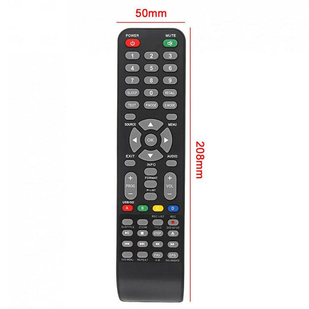 VIVO & Viano TV Remote Control For LCD LED Combo (with DVD) TV - Battery Mate