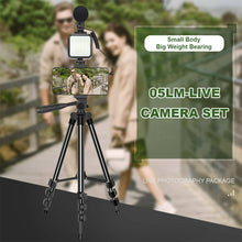 Load image into Gallery viewer, Vlogging Kit LED Light Mobile Phone Video Selfie Stand Holder Tripod - Battery Mate