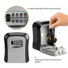 Load image into Gallery viewer, Wall Mounted Combination Lock Key Safe Storage Box Security Home Outdoor Digit - Battery Mate