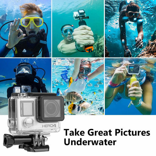 Waterproof Diving Protective Case Housing For Go Pro GoPro Hero 3 3+ 4 Camera - Battery Mate