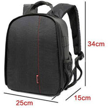 Load image into Gallery viewer, Waterproof DSLR SLR Camera Soft Case Bag Backpack Rucksack For Canon Nikon Sony - Battery Mate