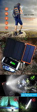 Load image into Gallery viewer, Wireless Power Bank with Solar Panel Recharging | Weatherproof PowerBank for Phones, iPads etc - Battery Mate