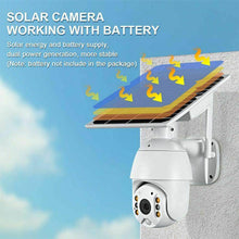 Load image into Gallery viewer, Wireless Solar Powered WIFI Security Camera Outdoor Flood Light LED PTZ - Battery Mate
