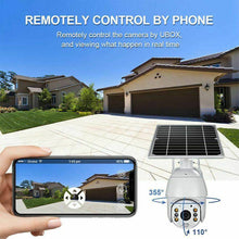Load image into Gallery viewer, Wireless Solar Powered WIFI Security Camera Outdoor Flood Light LED PTZ - Battery Mate