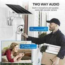 Load image into Gallery viewer, Wireless Solar Powered WIFI Security Camera Outdoor Flood Light LED PTZ - Battery Mate