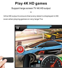 Load image into Gallery viewer, X2 Plus Upgraded Game Stick Retro Console Double Wireless Controller 40000+ games 128GB PowKiddy - Battery Mate