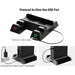 Xbox One Vertical Charger Stand with Cooling Fan - Dual Charging Docking Station - Battery Mate