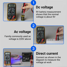 Load image into Gallery viewer, XL830L AC/DC Digital Multimeter Current New Tester Volt Meter Ohmmeter Ammeter - Battery Mate